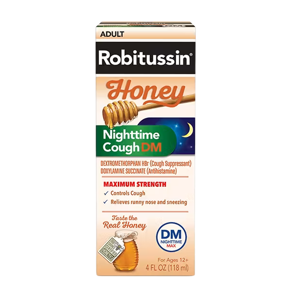 Robitussin Honey Nighttime Cough DM